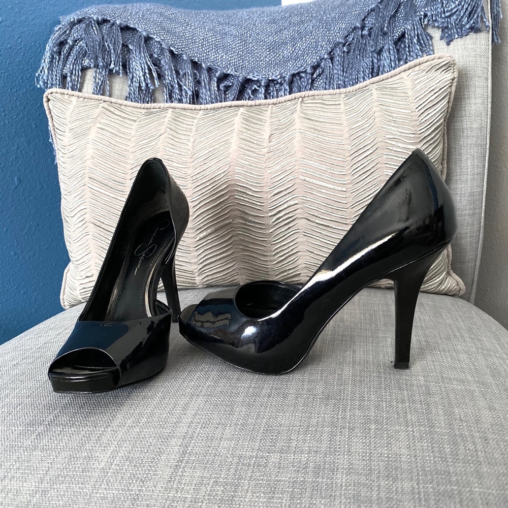 D’orsay Jessica Simpson Black Heels